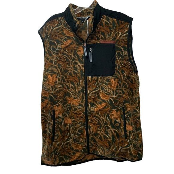 NWT Simply Southern Camo Print Fleece Vest Size Medium - Picture 1 of 6